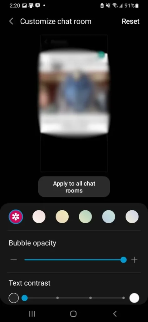 How to Change Message Background on Android