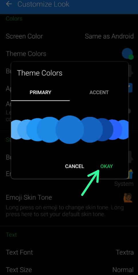 How to Change Message Background on Android