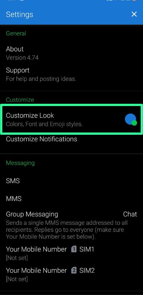 How to Change Message Background on Android