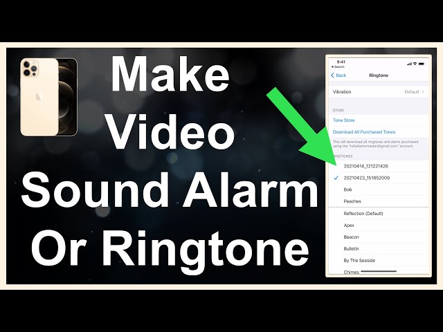 How to Make a Video an Alarm on Android
