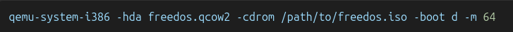 How to Set Up FreeDOS on Linux Using QEMU